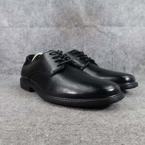 Hunters Bay Shoes Men 11.5 Oxford Derby Dress Formal Event Black Classic Lace Up